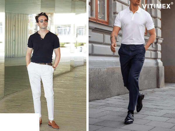 Hướng dẫn phối đồ với áo polo nam