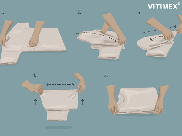 Cách gấp áo polo đẹp mắt
