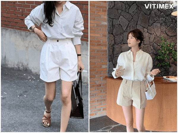 Style quần jean áo sơ mi trắng nữ: Hướng dẫn mix đồ thời trang