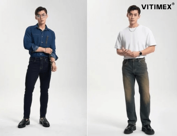 Quần jean nam hàng hiệu: hướng dẫn chọn & phối đồ thời thượng