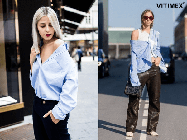 Cách phối đồ với áo sơ mi form rộng: Hướng dẫn chi tiết cho nam & nữ