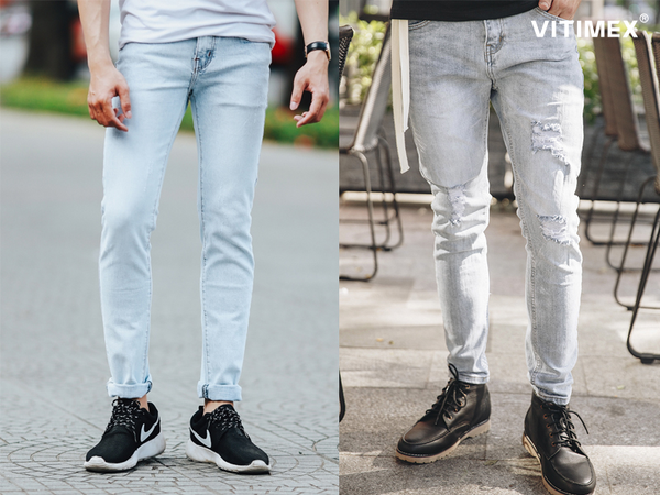 Hướng dẫn cách chọn size quần jean nam phù hợp