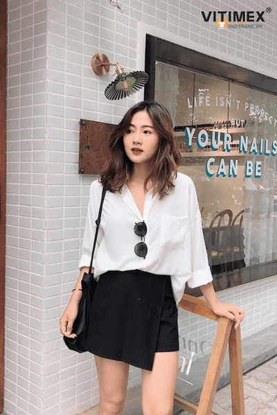 Phối đồ với áo sơ mi trắng nữ: Bí quyết tạo nên phong cách thời trang