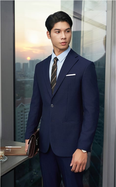 Vest công sở VITIMEX màu xanh navy