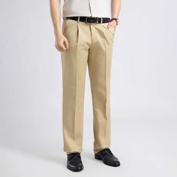 Giới thiệu Quần Kaki Classic Có Ly: Phong cách lịch lãm vượt thời gian