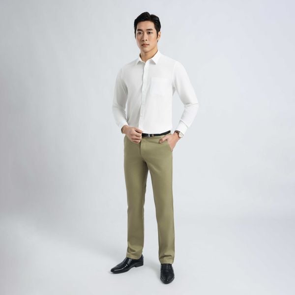 Cách phối đồ thanh lịch với quần khaki slimfit VITIMEX trong mọi hoàn cảnh