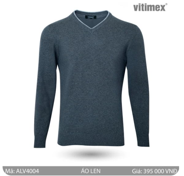 Các chất liệu phổ biến của áo len cổ tim