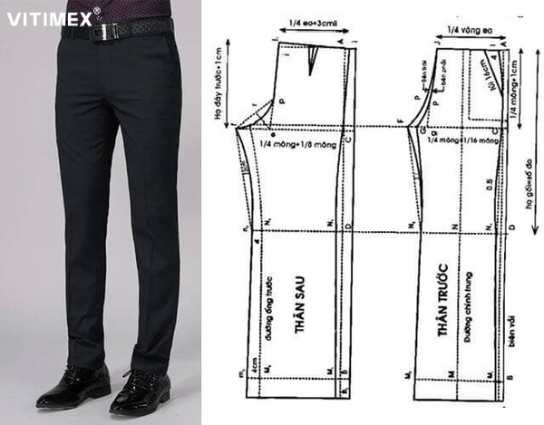 Các bước may quần âu nam chuẩn nhất - Hướng dẫn chi tiết