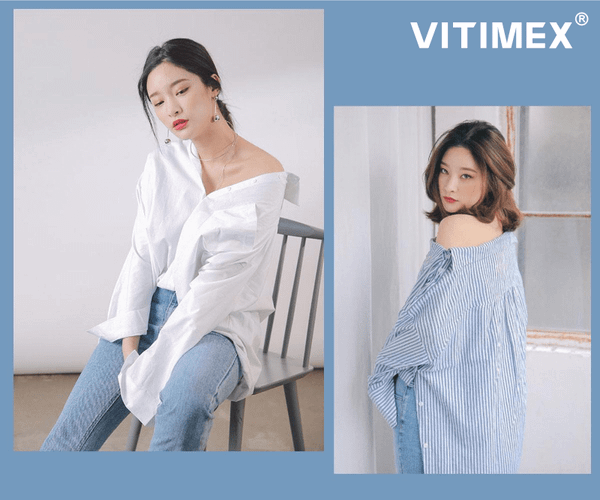 Gái xinh mặc áo sơ mi trắng: gợi cảm & năng động