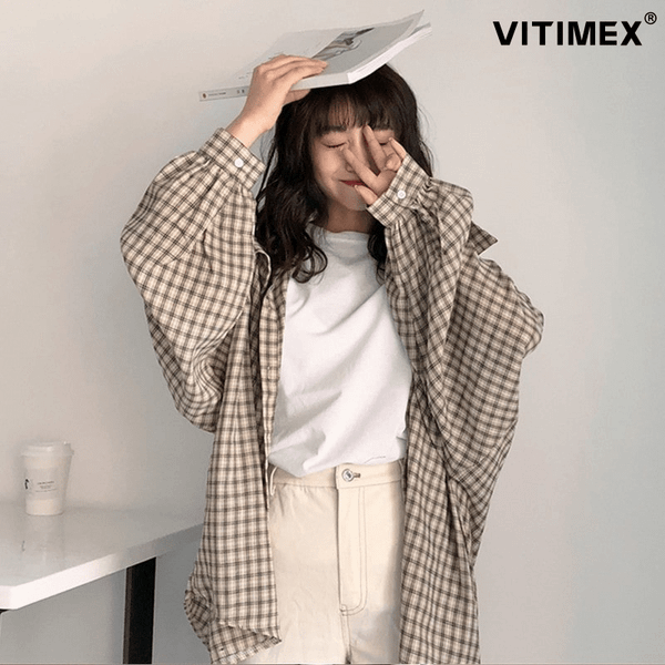 Phong cách thời trang với style áo sơ mi khoác ngoài nữ