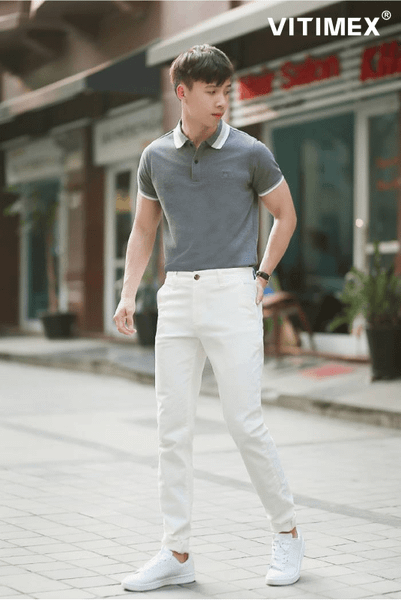 Quần âu áo polo: Phong cách thời trang lịch lãm