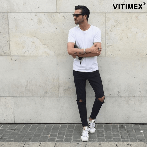 Phối quần jean áo thun nam: Bí quyết tạo phong cách cá tính