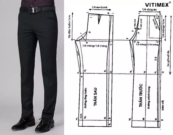 Bảng size quần âu nam chuẩn: Hướng dẫn chọn size phù hợp