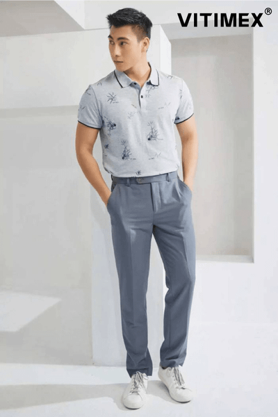 Quần âu áo polo: Phong cách thời trang lịch lãm