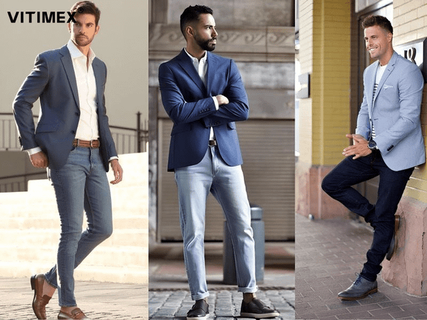 Cách phối áo vest nam với quần jean: Hướng dẫn phong cách thời trang