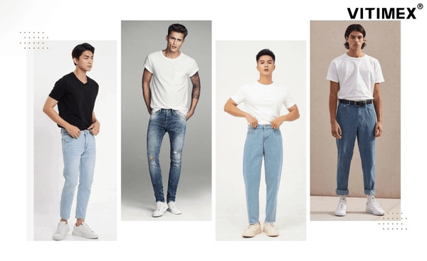 Phối quần jean áo thun nam: Bí quyết tạo phong cách cá tính