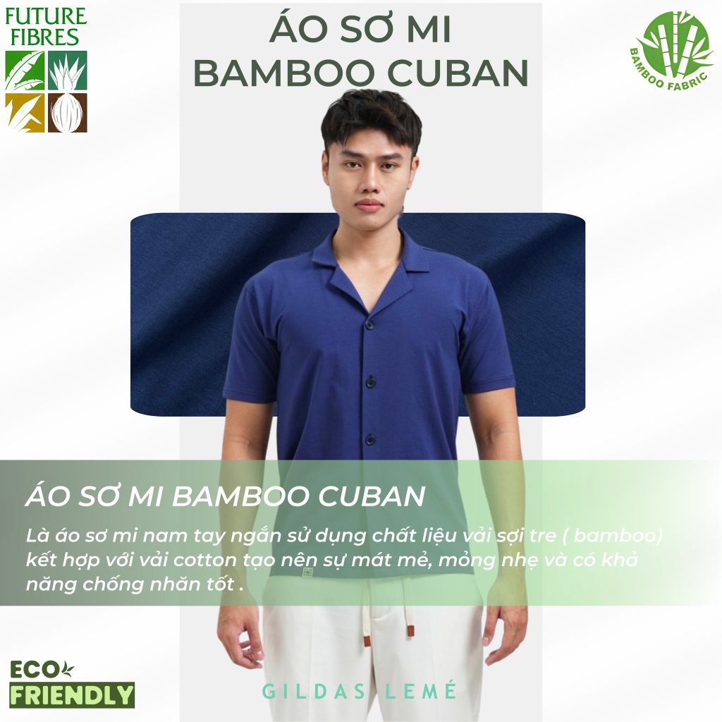 ÁO SƠ MI BAMBOO CUBAN