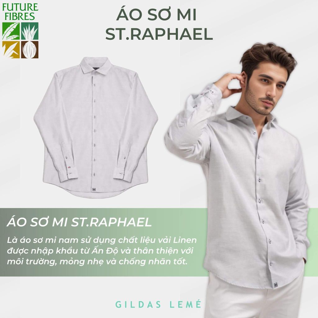 áo sơ mi linen st.raphael