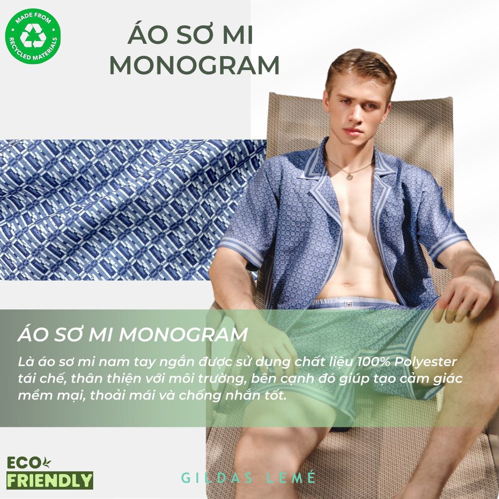ÁO SƠ MI MONOGRAM