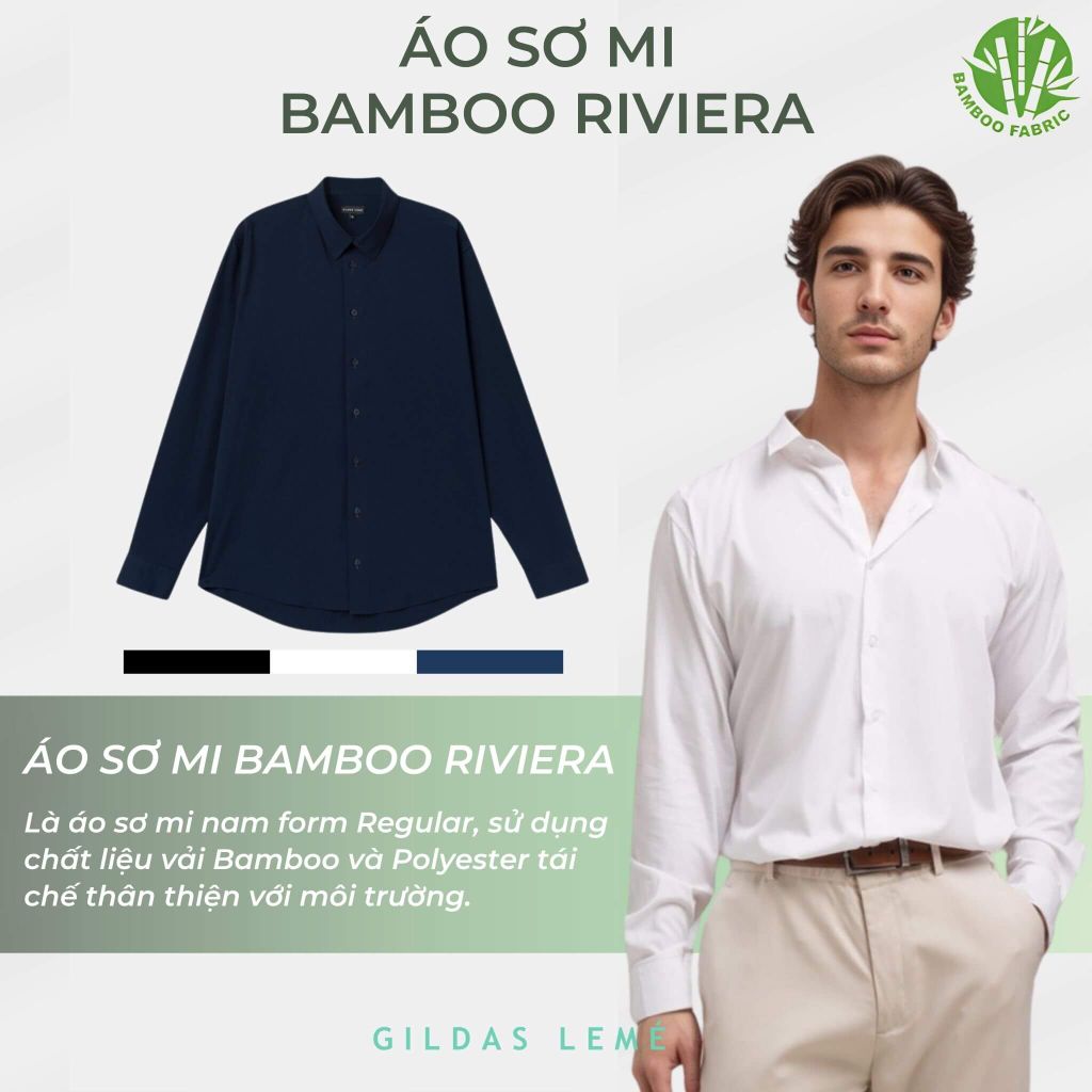áo sơ mi bamboo riviera