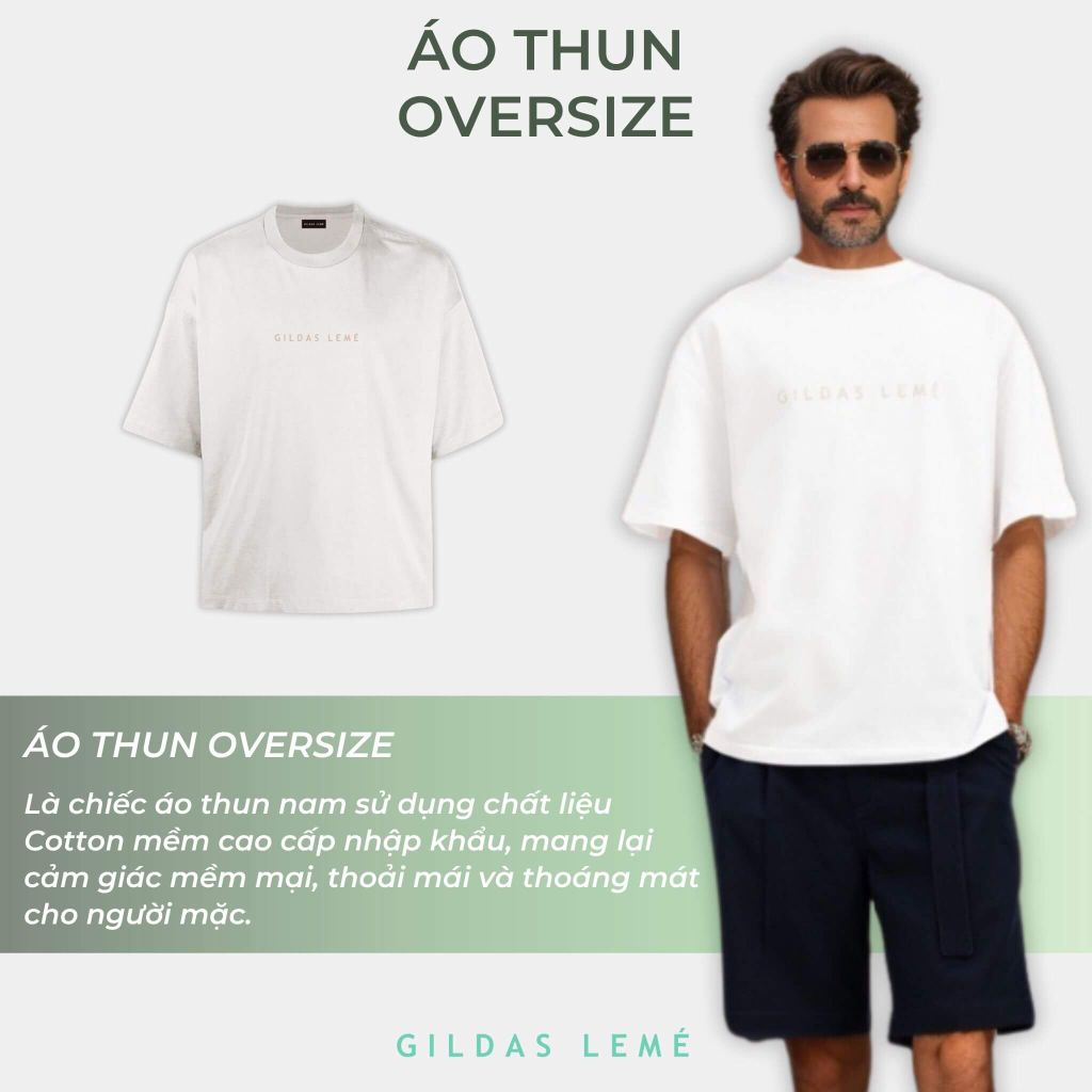 Áo thun oversize nam