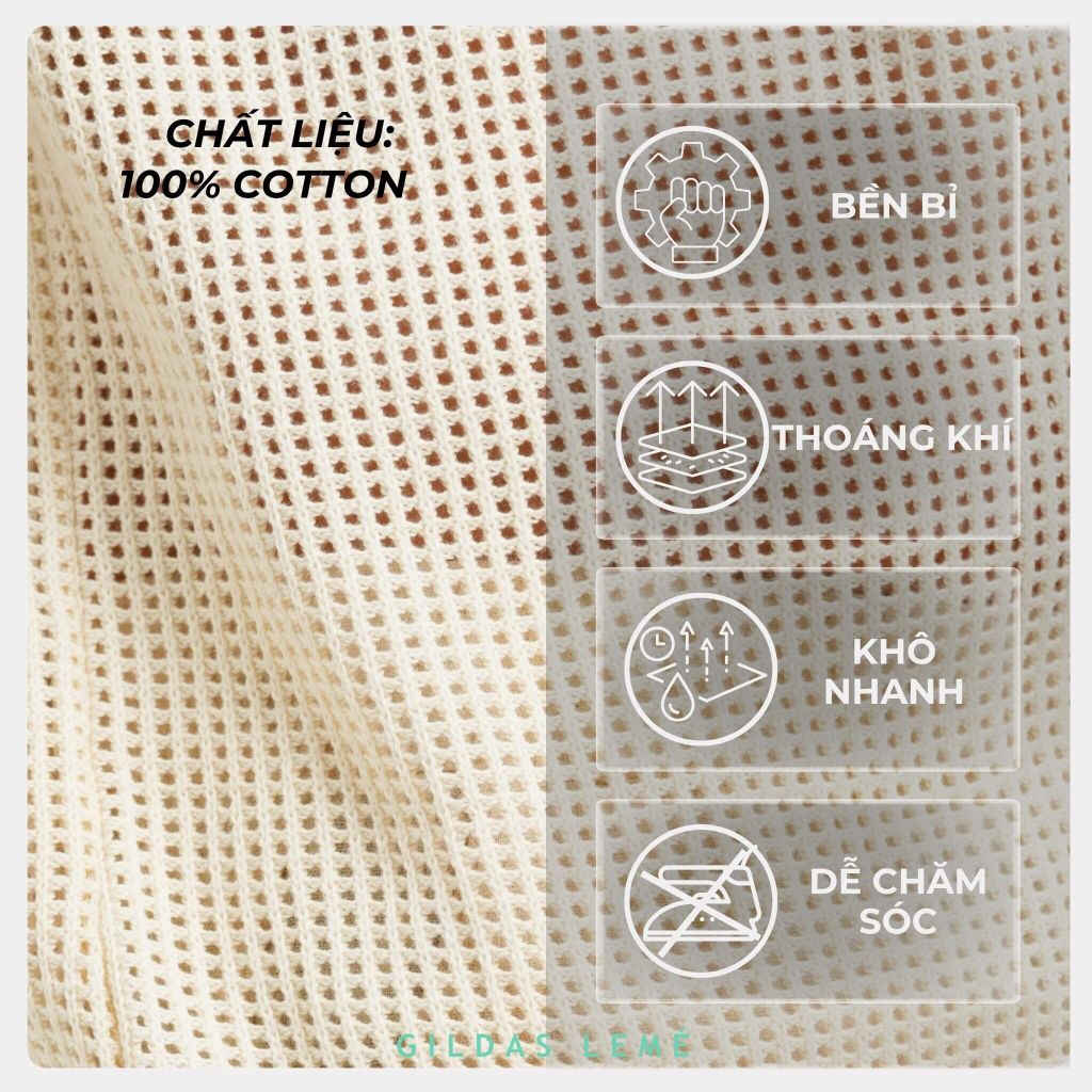 Chất vải áo polo nam Coast dệt kim
