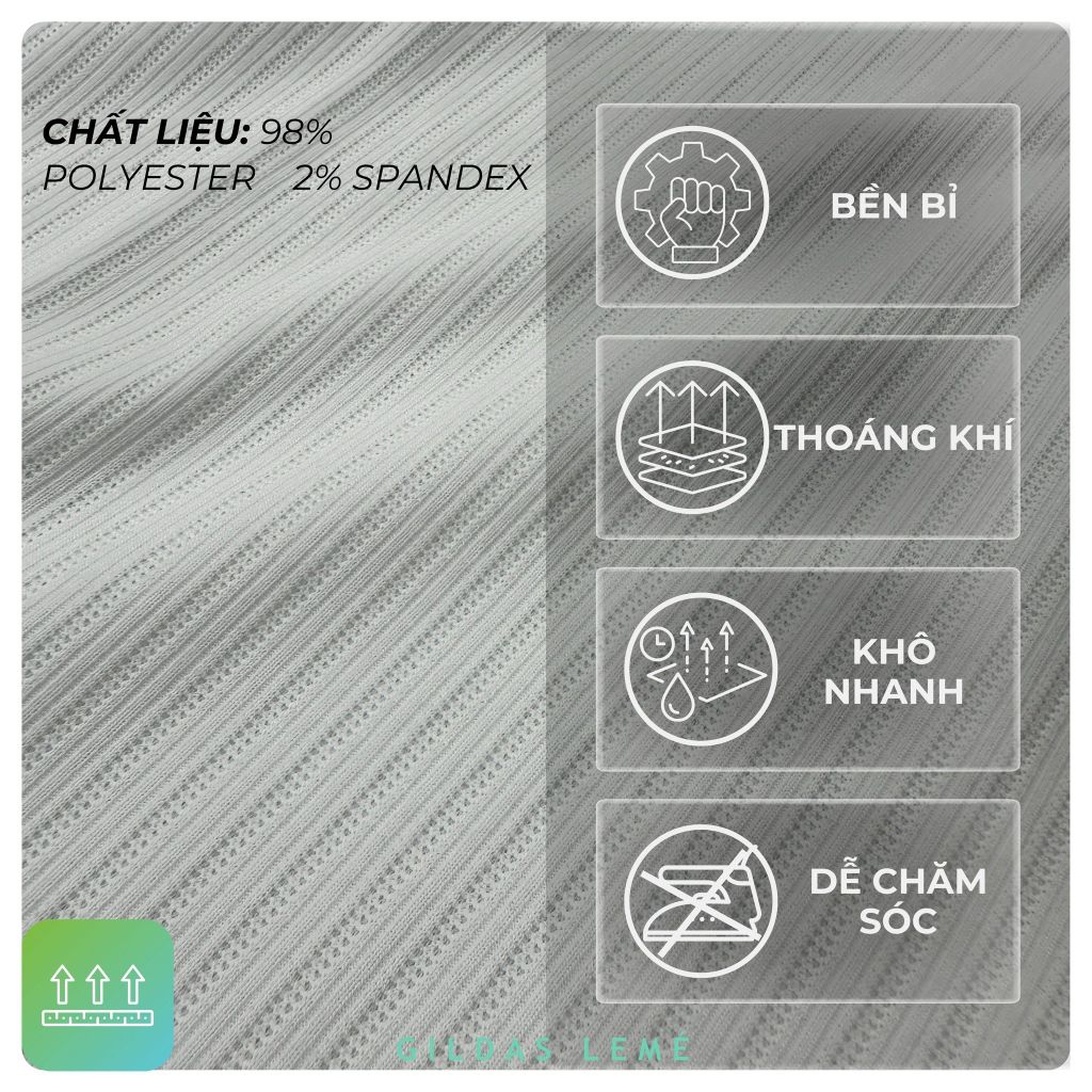 CHẤT VẢI ÁO POLO GASSIN MÀU NAVY