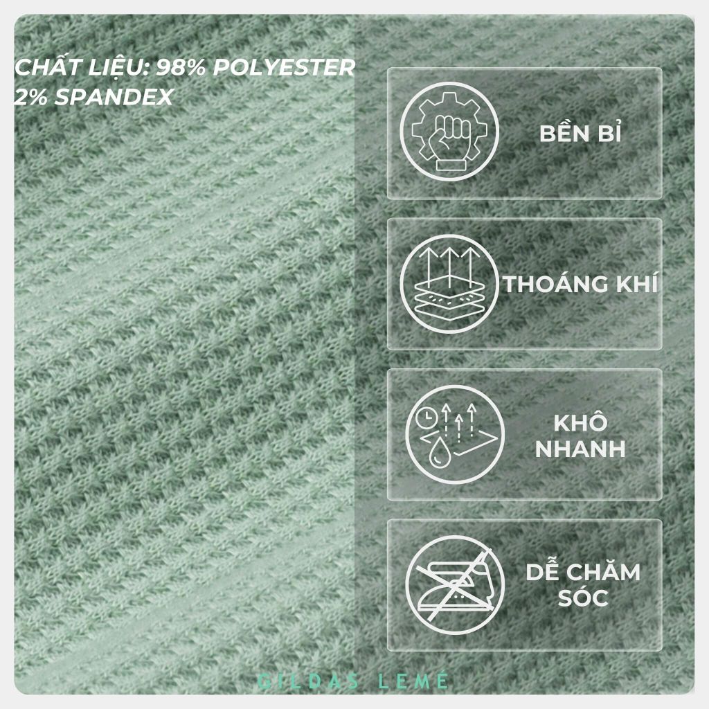 Công dụng chất vải áo Polo nam Palma