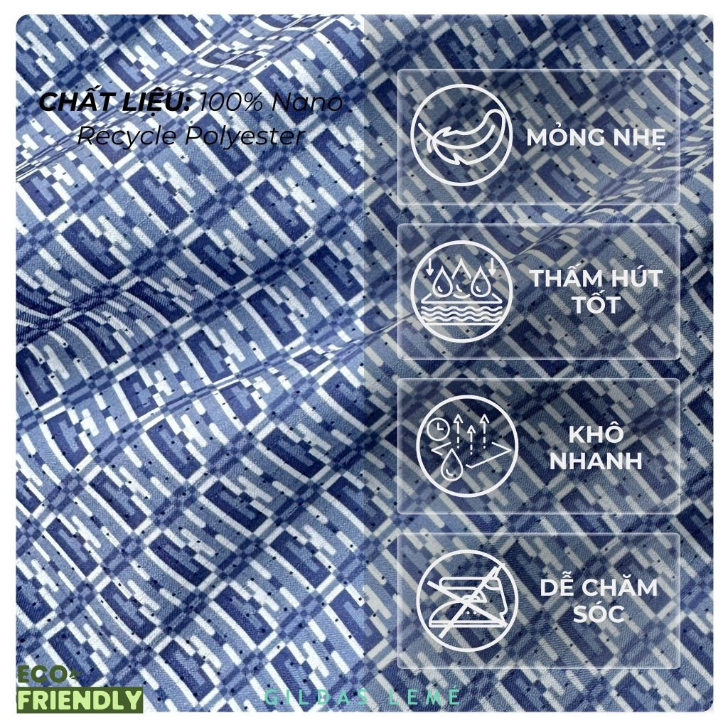 CHẤT VẢI ÁO SƠ MI MONOGRAM