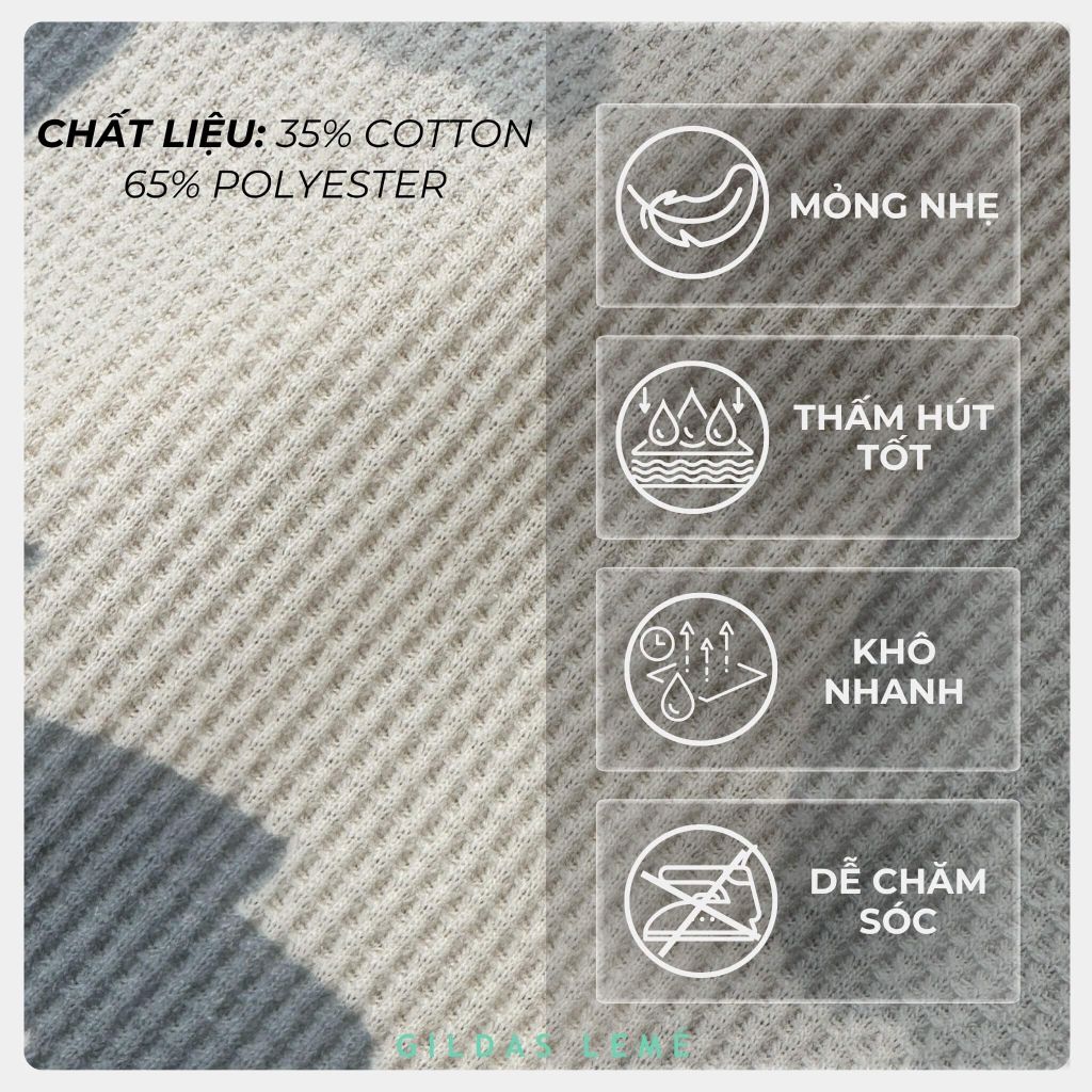 chất vải set đồ pin parasol