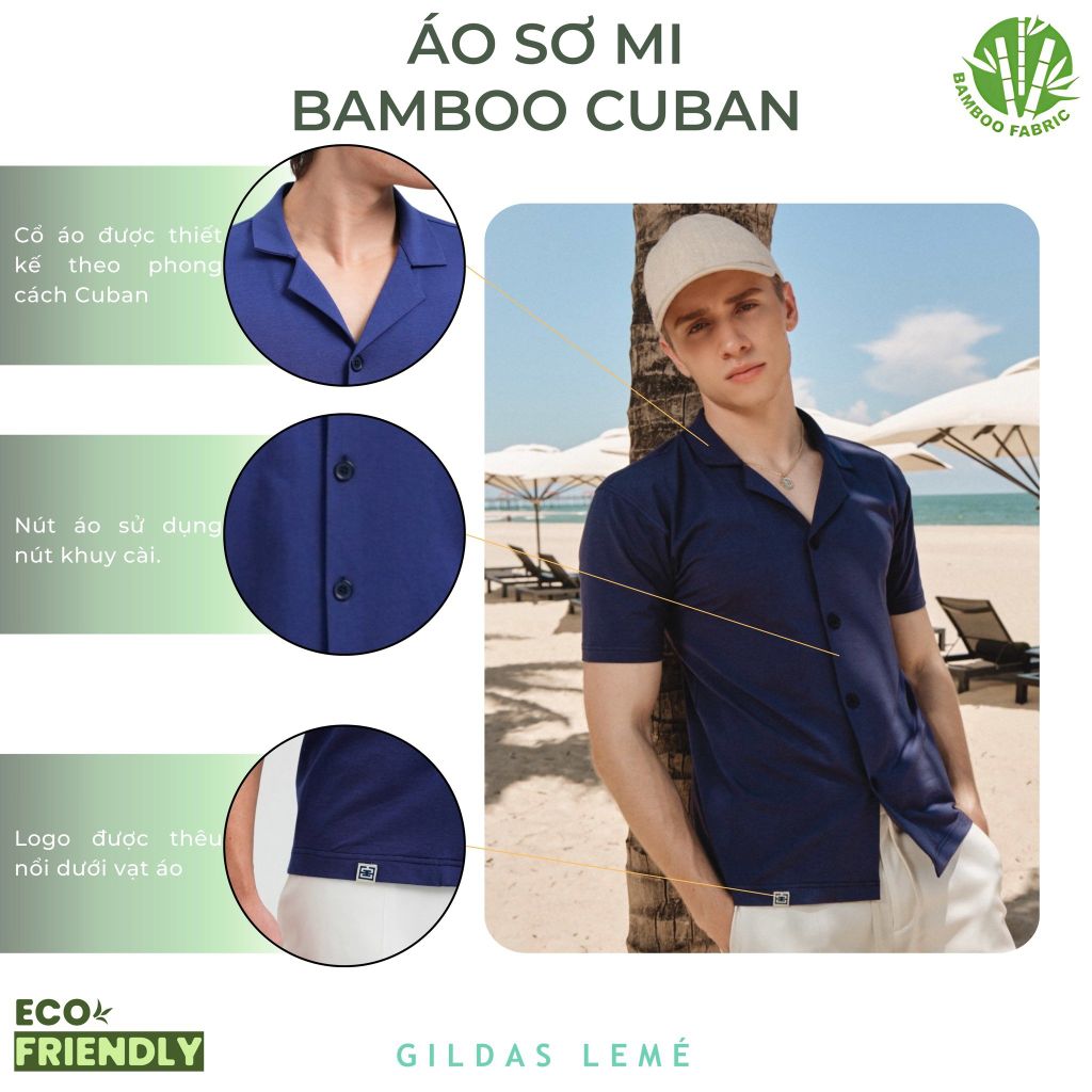 CHI TIẾT ÁO SƠ MI BAMBOO CUBAN