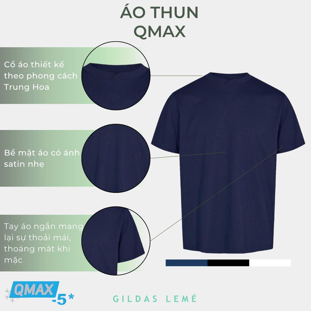 Chi tiết áo thun Qmax cotton lạnh