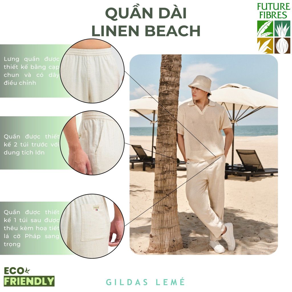 CHI TIẾT QUẦN DÀI LINEN BEACH