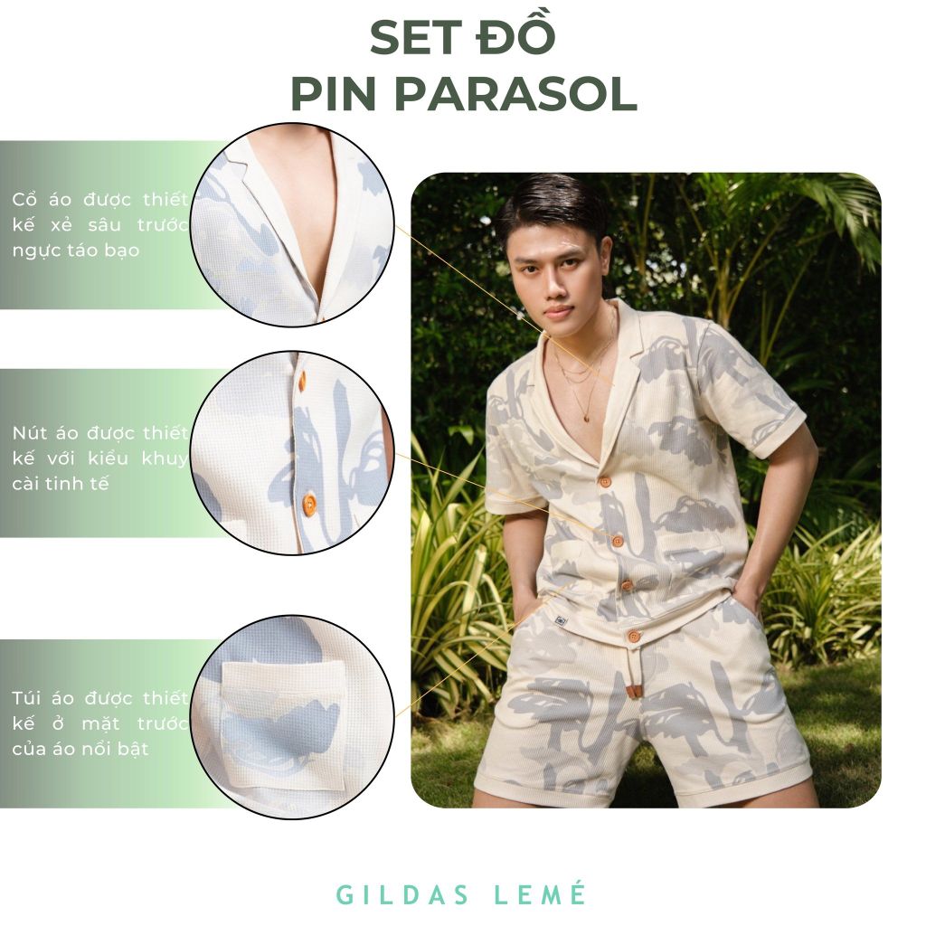 CHI TIẾT ÁO SƠ MI PIN PARASOL