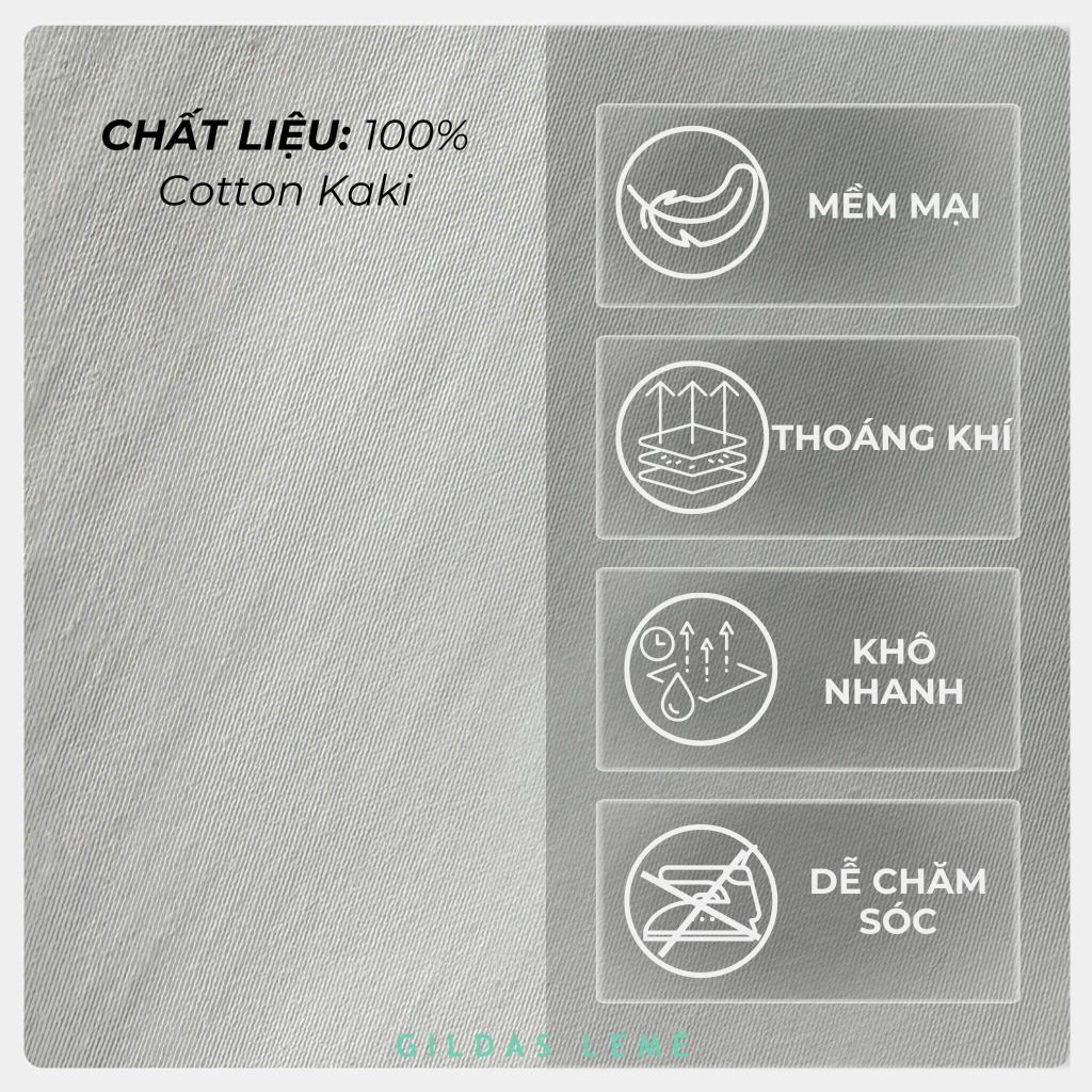 Chi tiết quần dài chino
