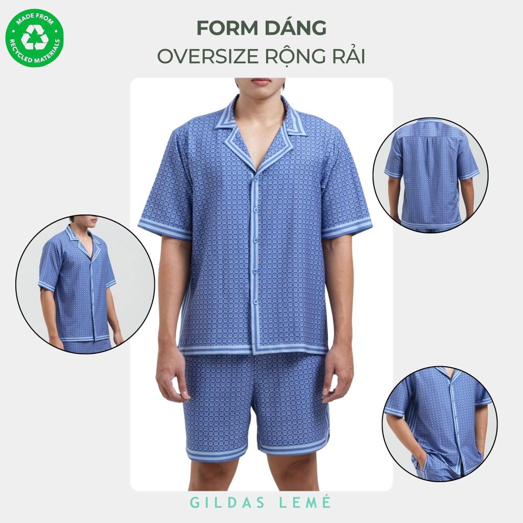 Form dáng Set đồ đi biển Monogram
