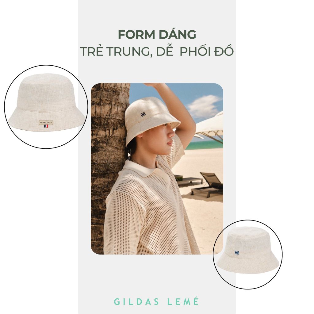 form dáng nón Bucket gildas lemé