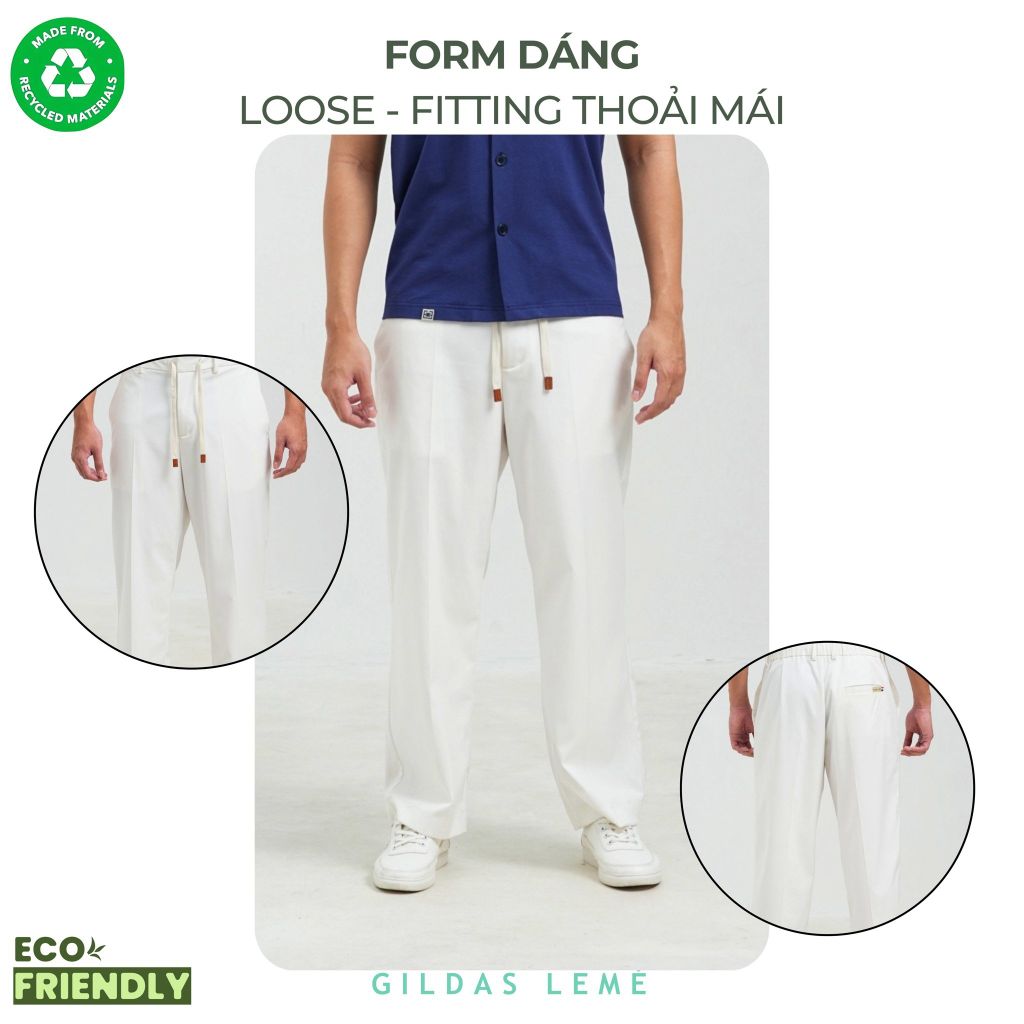 FORM DÁNG QUẦN DÀI LISERON BLANC
