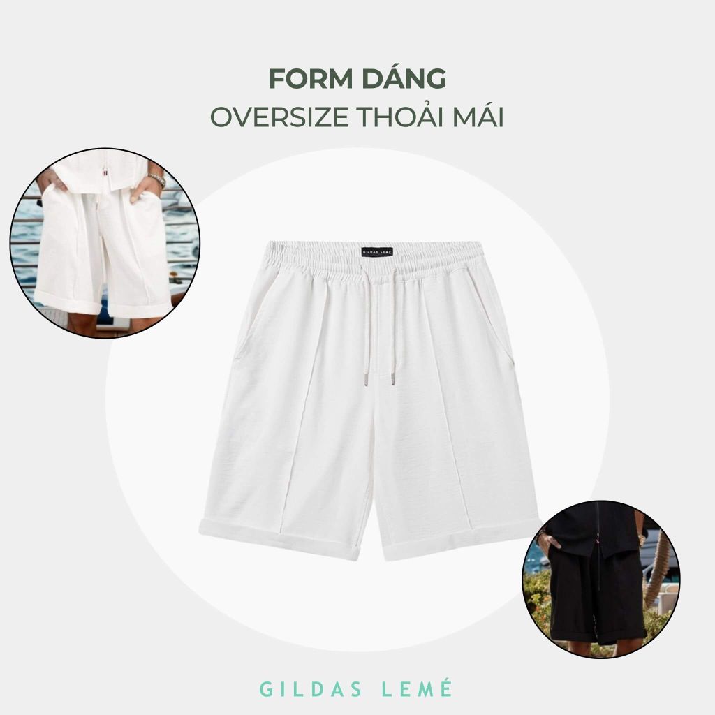 Form dáng quần short đi biển Mistral
