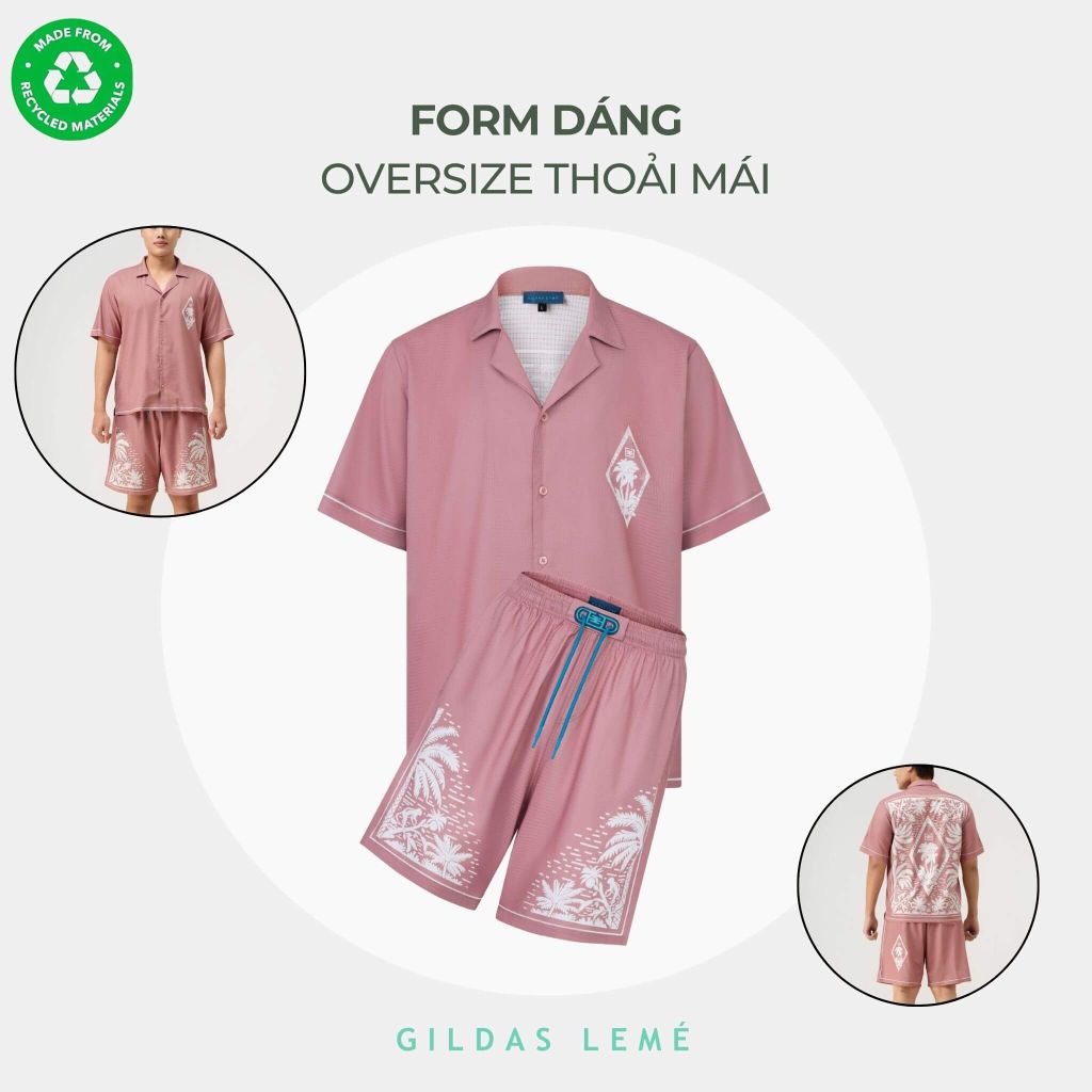 FORM DÁNG SET ĐỒ ĐI BIỂN PINK PARADISE