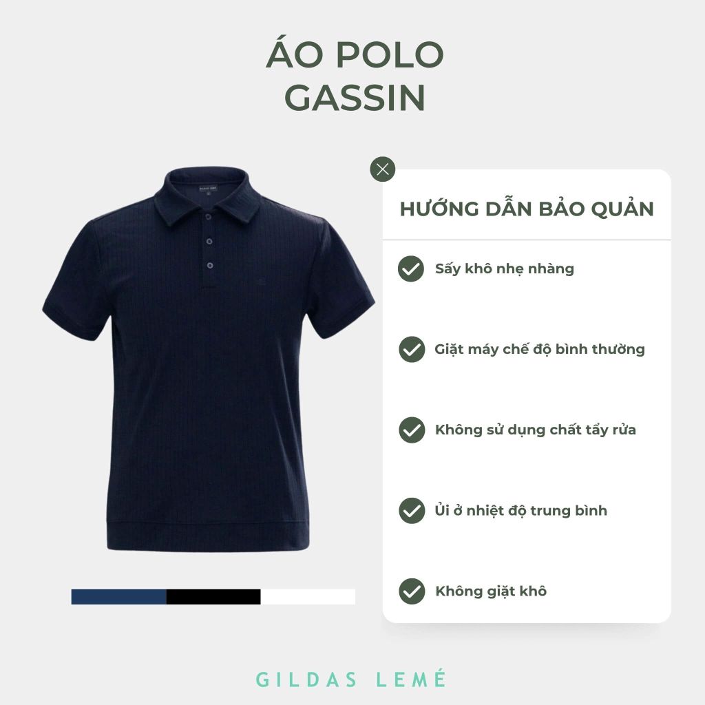 Hướng dẫn bảo quản áo polo nam Gassin