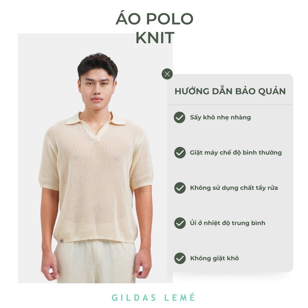 HƯỚNG DẪN BẢO QUẢN ÁO POLO KNIT