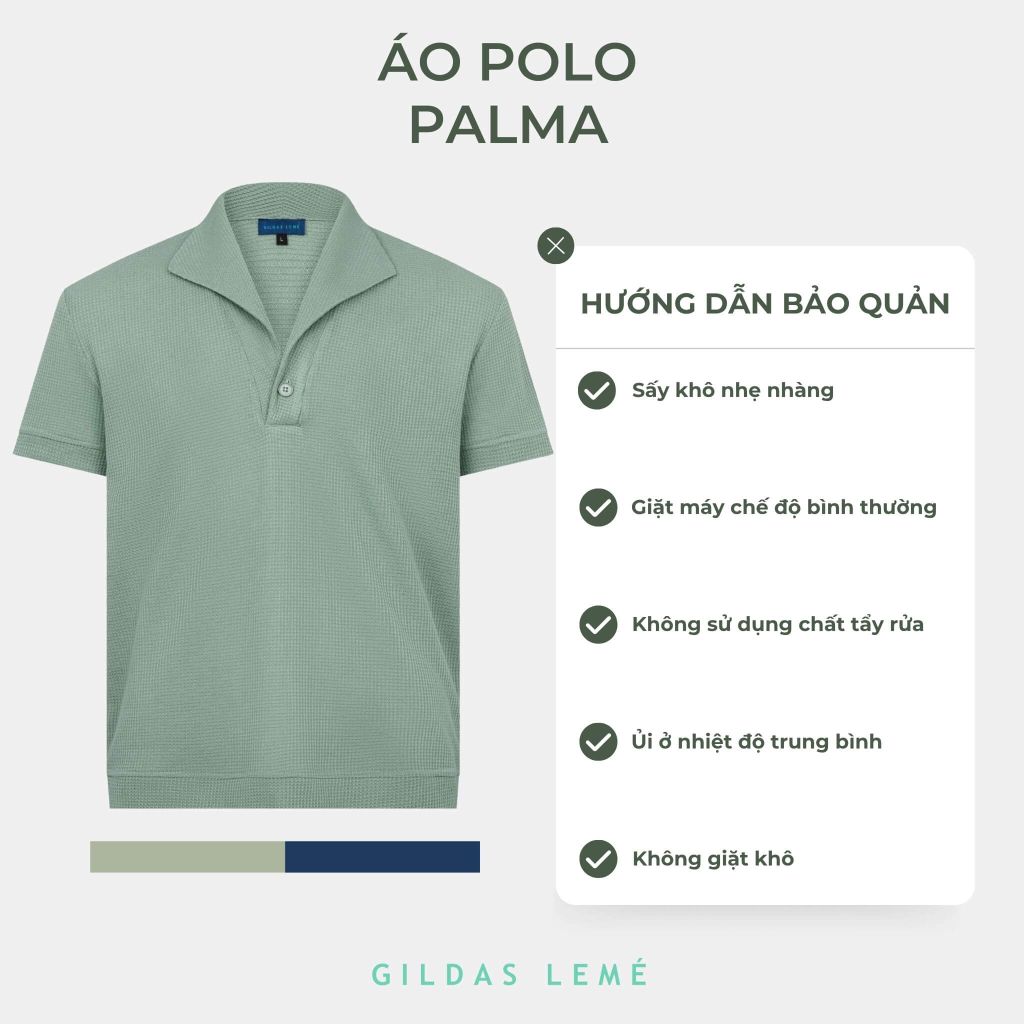 Hướng dẫn bảo quản áo Polo nam Palma
