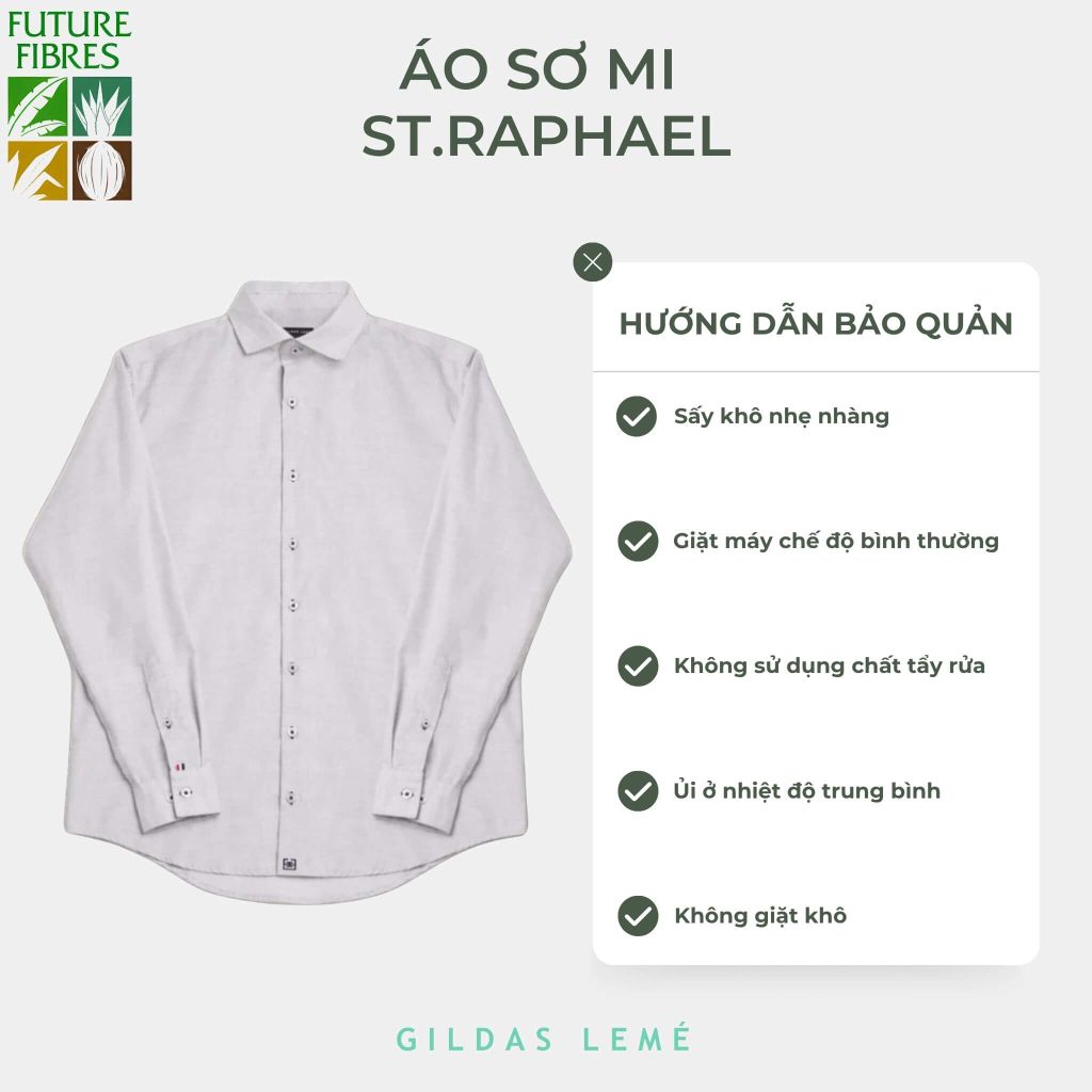 hướng dẫn bảo quản áo sơ mi st.raphael