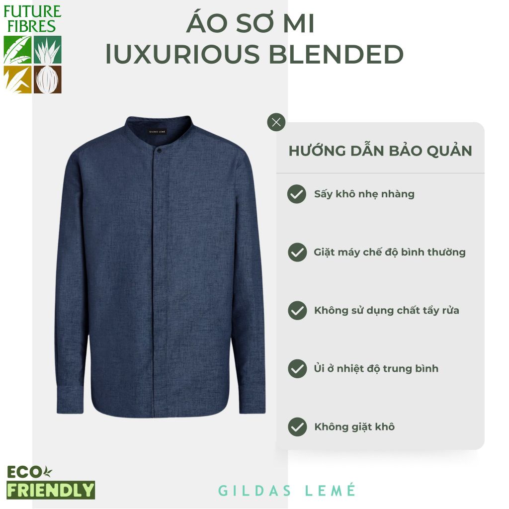 HƯỚNG DẪN BẢO QUẢN ÁO SƠ MI LUXURIOUS BLENDED