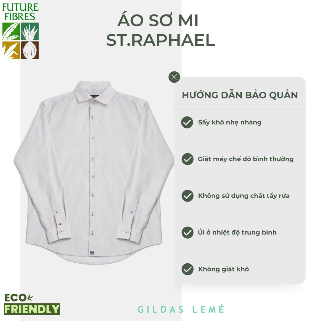 HƯỚNG DẪN BẢO QUẢN ÁO SƠ MI ST.RAPHAEL