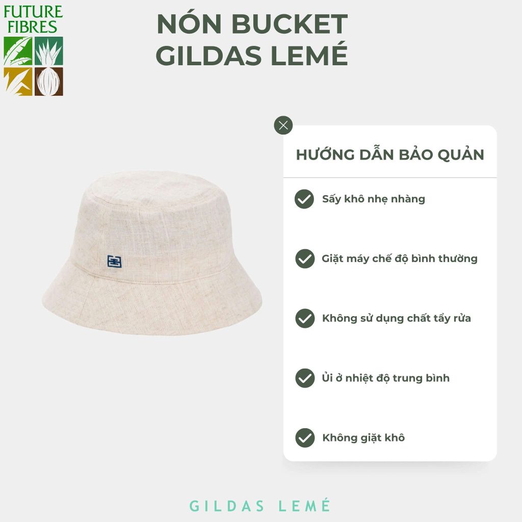 hướng dẫn bảo quản nón bucket linen