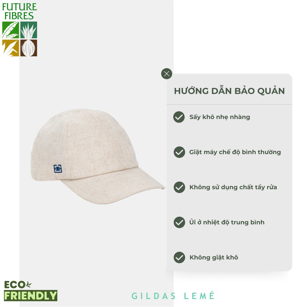 hướng dẫn bảo quản Nón bóng chày Gildas Lemé
