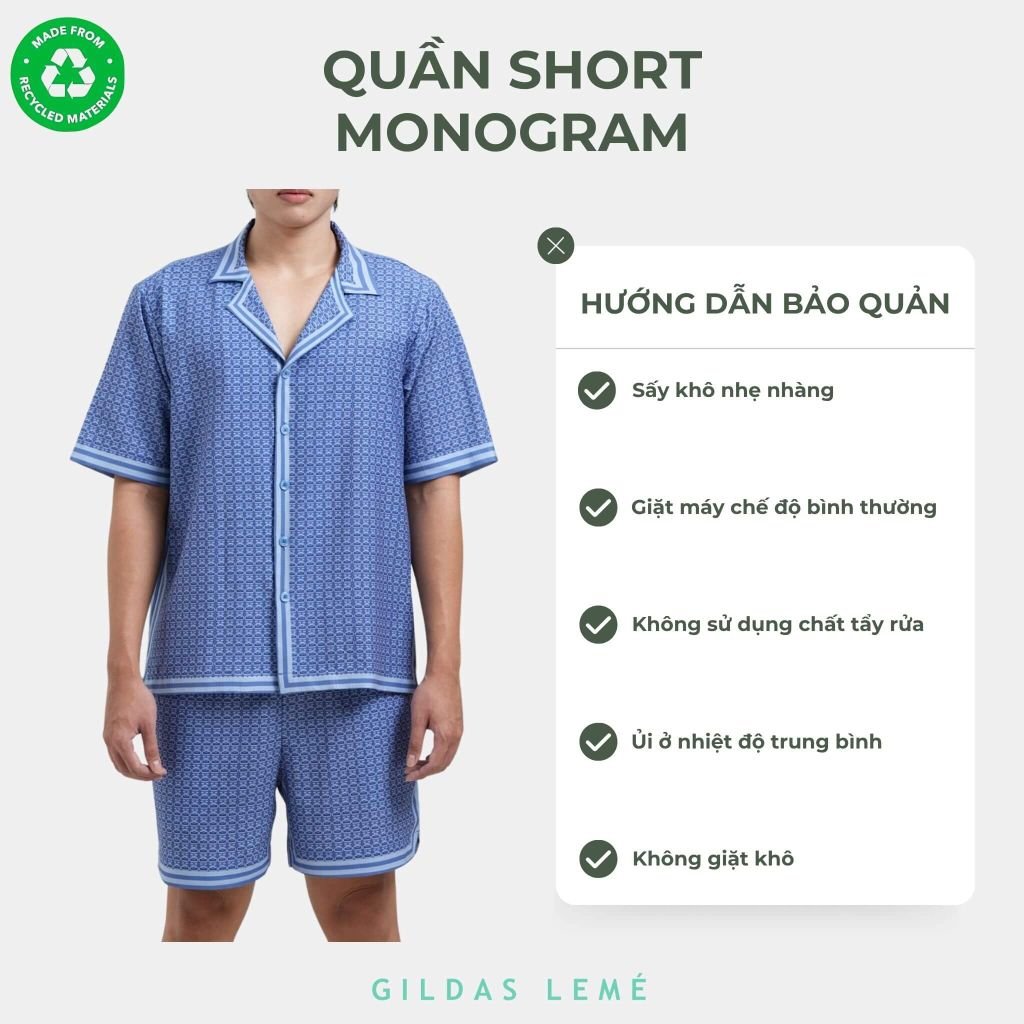 Hướng dẫn bảo quản quần short đi biển Monogram