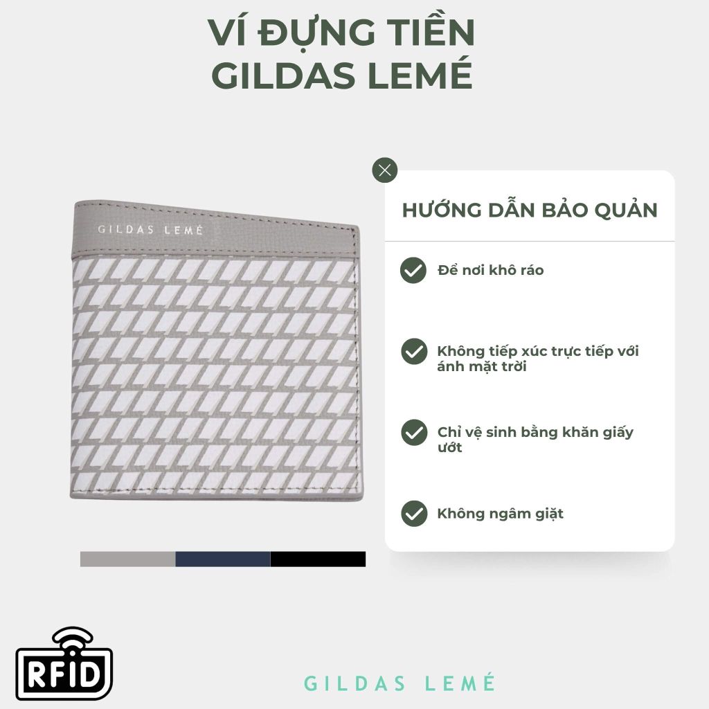 hướng dẫn bảo quản ví gập đôi đựng tiền